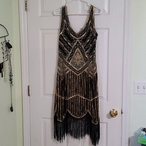 1920's style flapper dress